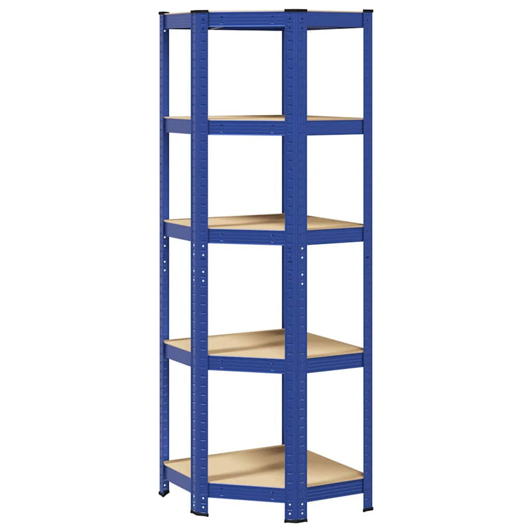 Vidaxl HoeKrek 5-Layer-Stahl und verarbeitetes Holzblau
