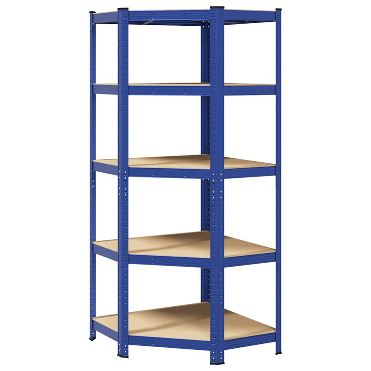 Vidaxl HoeKrek 5-Layer-Stahl und verarbeitetes Holzblau