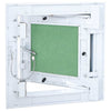 VidaXL Zugangsklappe Grün und Silber 20 x 20 cm