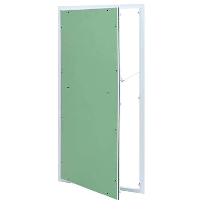 Vidaxx Zugangsklappe grün und silber 55 x 105 cm