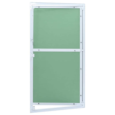 Vidaxx Zugangsklappe grün und silber 55 x 105 cm