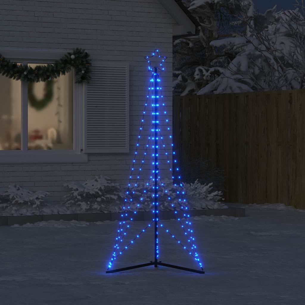 Vidaxl LED Christmas Tree 363 LEDs 182 cm Blau