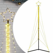 Vidaxl LED Weihnachtsbaum 483 LEDs warm weiß 240 cm - afbeelding 2