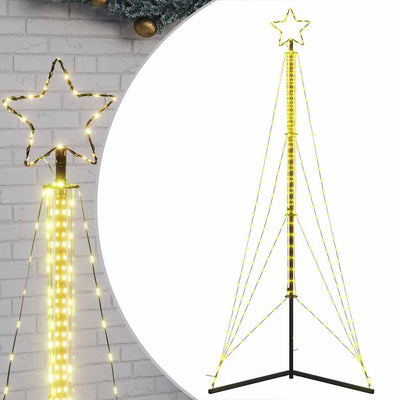 Vidaxl LED Weihnachtsbaum 483 LEDs warm weiß 240 cm