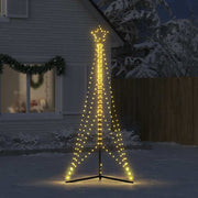Vidaxl LED Weihnachtsbaum 483 LEDs warm weiß 240 cm - afbeelding 3