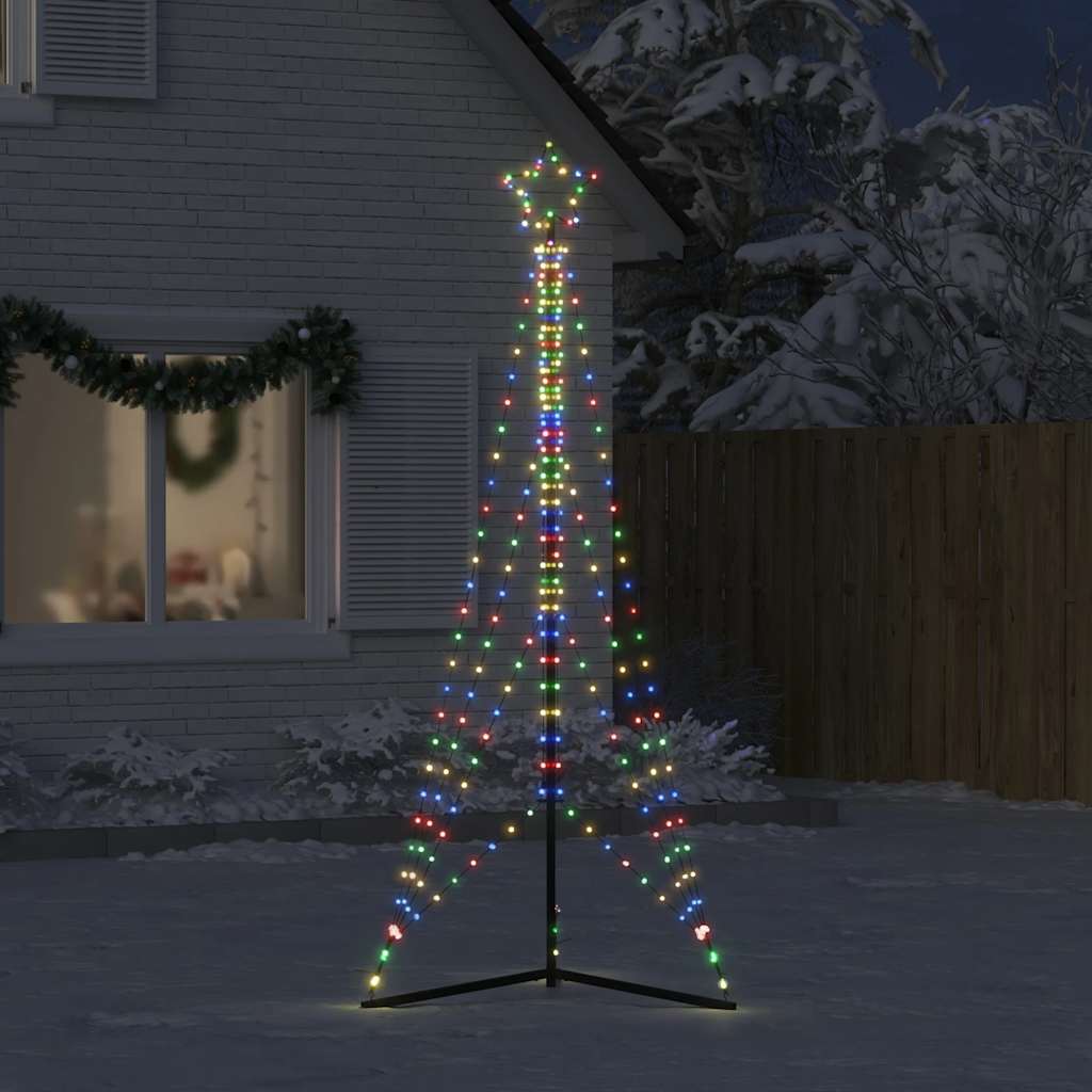 Vidaxl LED Weihnachtsbaum 483 LEDs Bunt 240 cm