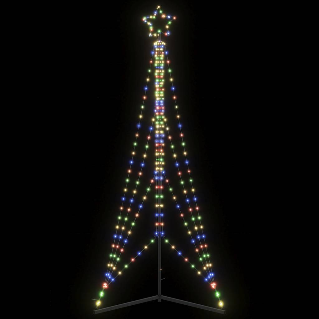 Vidaxl LED Weihnachtsbaum 483 LEDs Bunt 240 cm