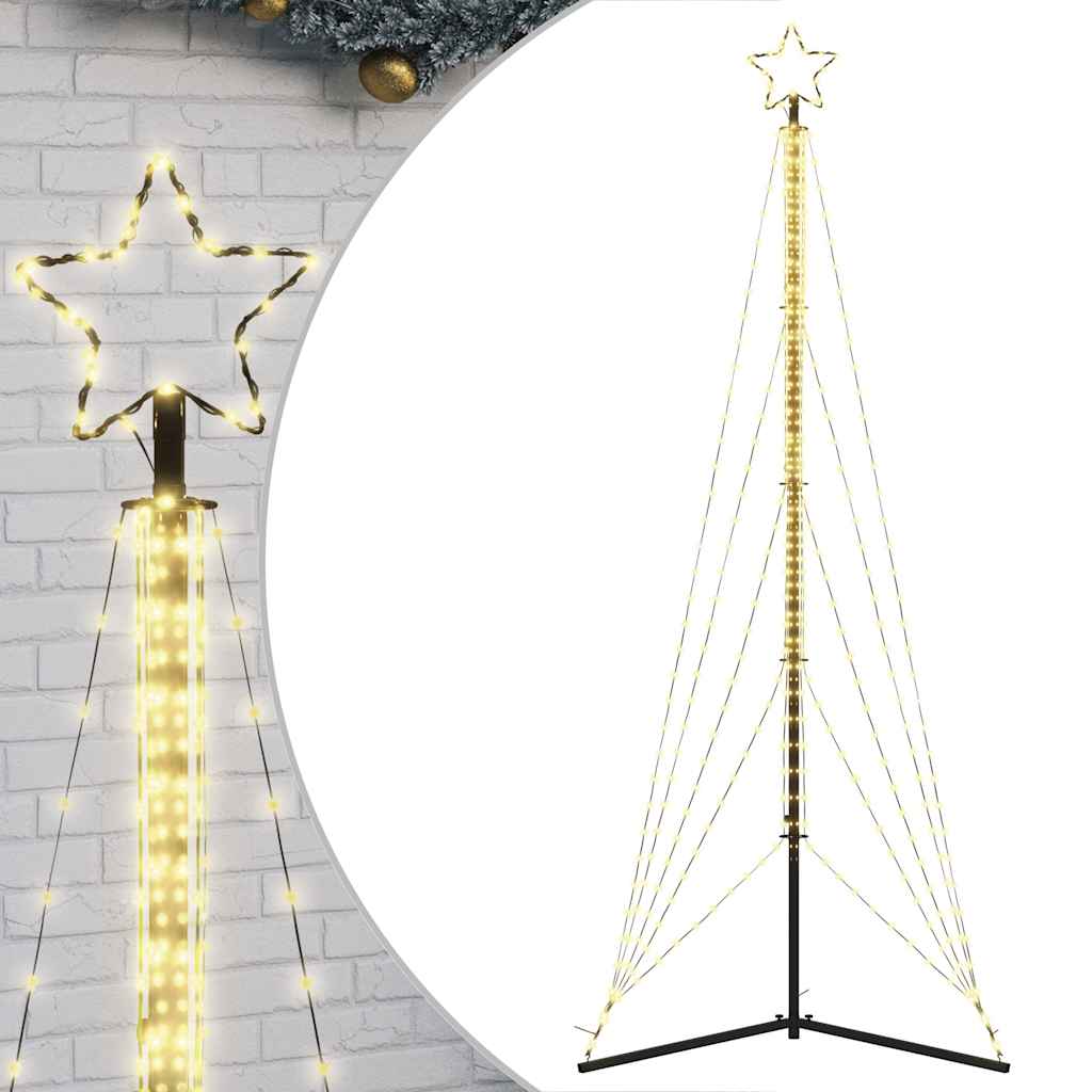 Vidaxl LED Weihnachtsbaum 525 LEDs warmes Weiß 302 cm