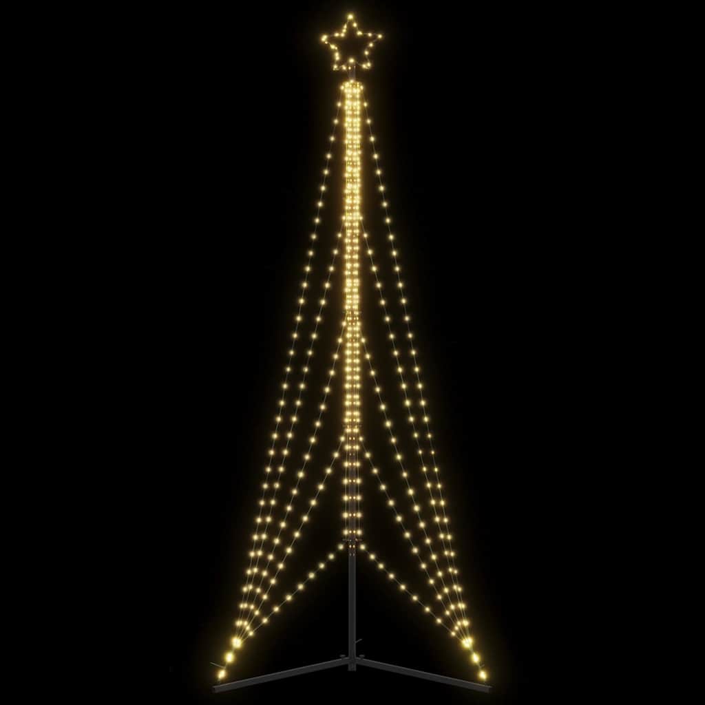 Vidaxl LED Weihnachtsbaum 525 LEDs warmes Weiß 302 cm