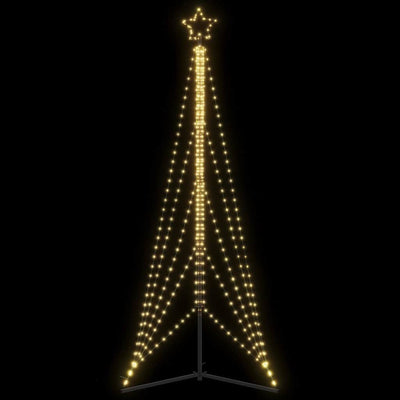 Vidaxl LED Weihnachtsbaum 525 LEDs warmes Weiß 302 cm