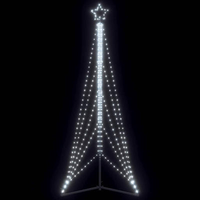 VIDAXL LED Weihnachtsbaum 525 LEDs kalt weiß 302 cm