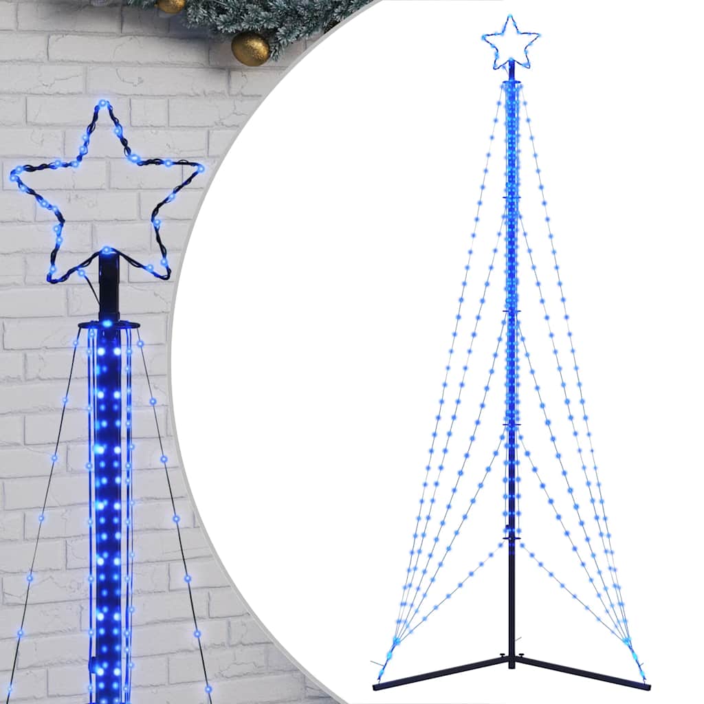 Vidaxl LED Weihnachtsbaum 525 LEDs 302 cm Blau