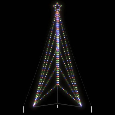 VIDAXL LED Weihnachtsbaum 615 LEDs Bunt 404,5 cm