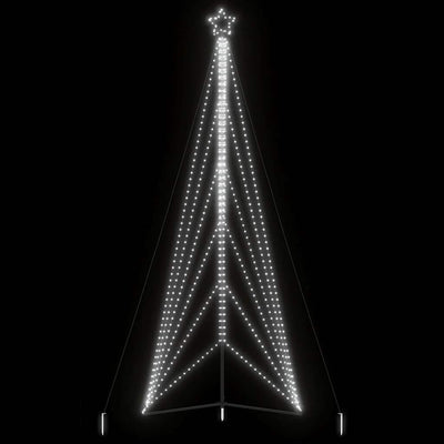 VIDAXL LED Weihnachtsbaum 861 LEDs kalt weiß 478 cm