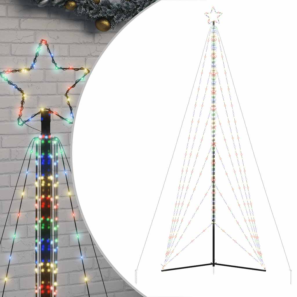 Vidaxl LED Weihnachtsbaum 861 LEDs Bunt 478 cm