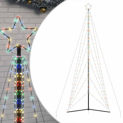 Vidaxl LED Weihnachtsbaum 861 LEDs Bunt 478 cm
