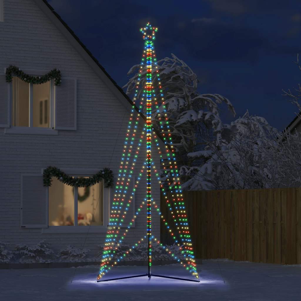 Vidaxl LED Weihnachtsbaum 861 LEDs Bunt 478 cm