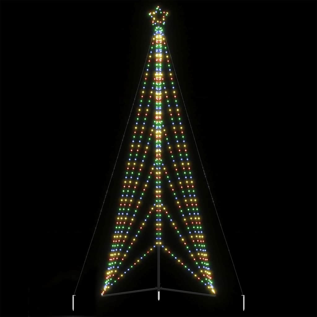 Vidaxl LED Weihnachtsbaum 861 LEDs Bunt 478 cm