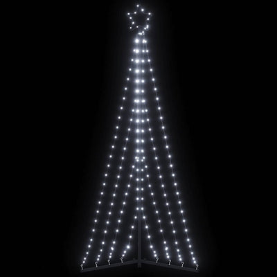 VIDAXL LED Weihnachtsbaum 339 LEDs kalt weiß 187 cm