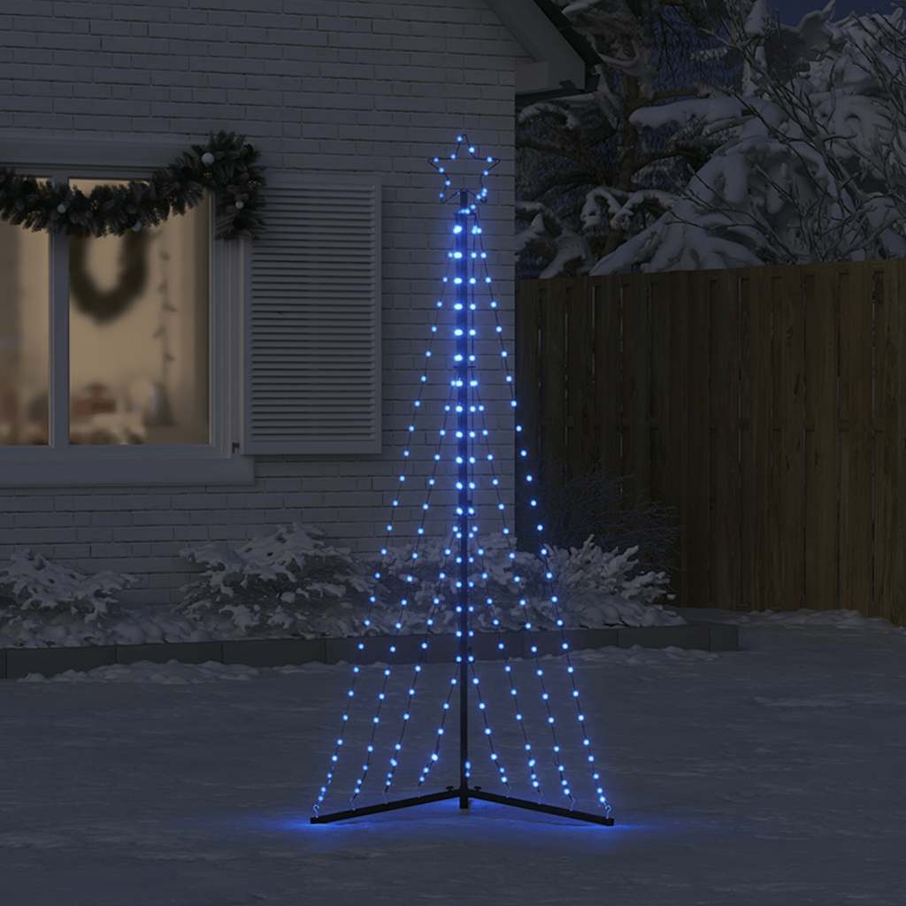 VIDAXL LED Weihnachtsbaum 339 LEDs 187 cm Blau