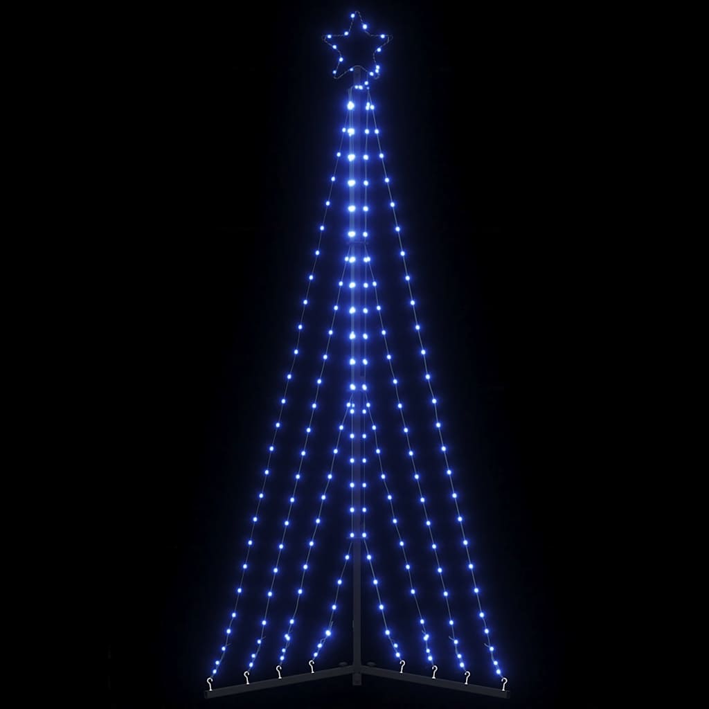 VIDAXL LED Weihnachtsbaum 339 LEDs 187 cm Blau