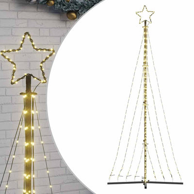 Vidaxl LED Weihnachtsbaum 447 LEDs warm weiß 249 cm