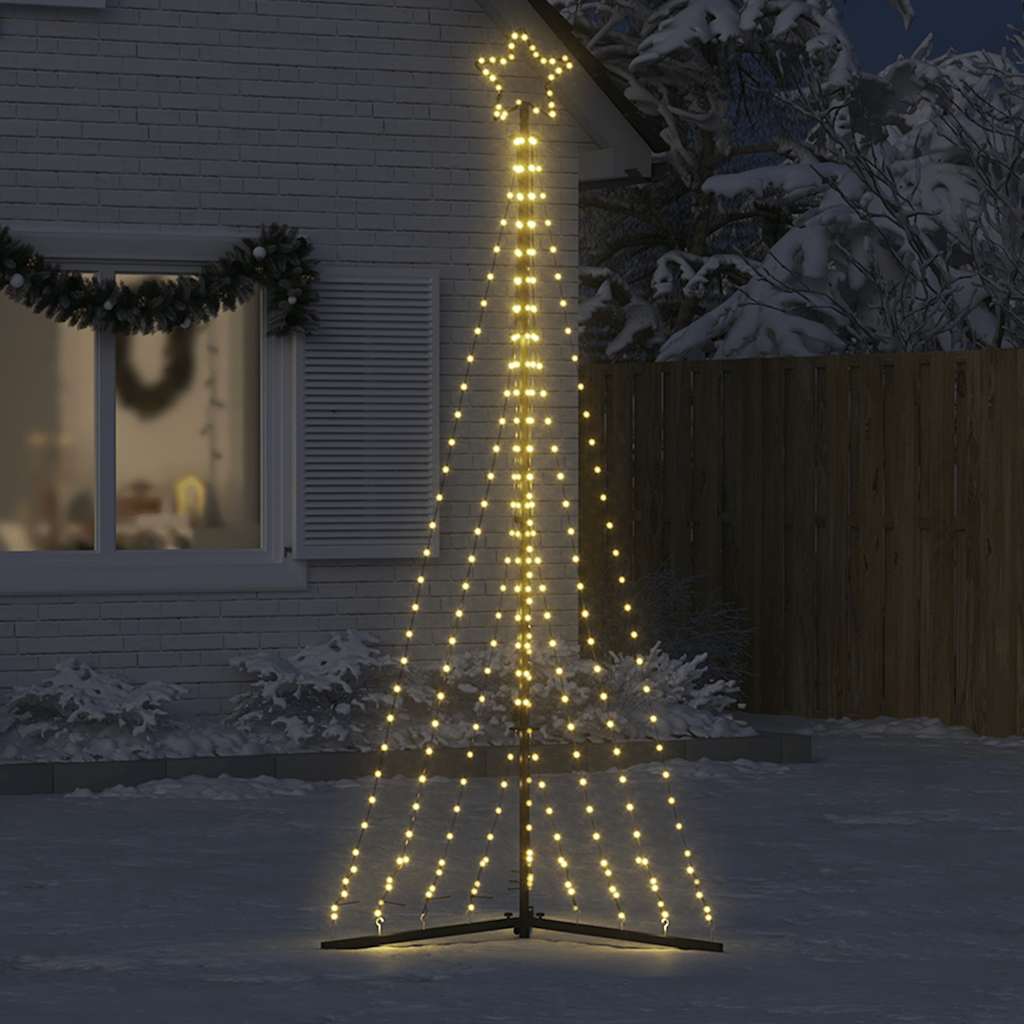 Vidaxl LED Weihnachtsbaum 447 LEDs warm weiß 249 cm
