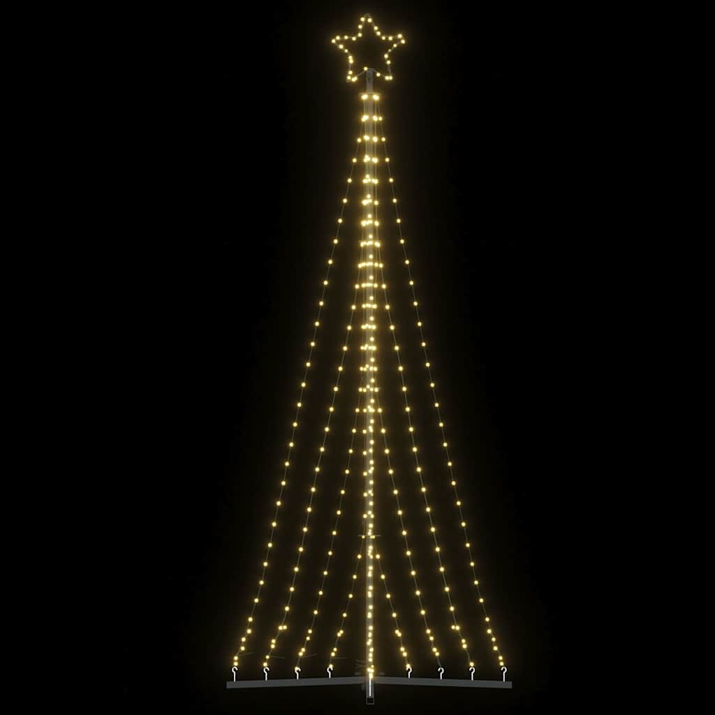 Vidaxl LED Weihnachtsbaum 447 LEDs warm weiß 249 cm