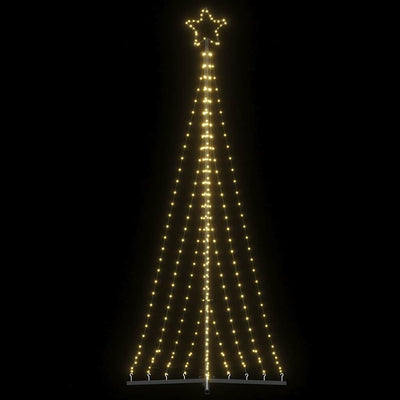 Vidaxl LED Weihnachtsbaum 447 LEDs warm weiß 249 cm