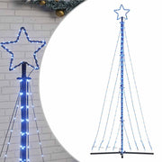 Vidaxl LED Weihnachtsbaum 447 LEDs 249 cm Blau - afbeelding 2