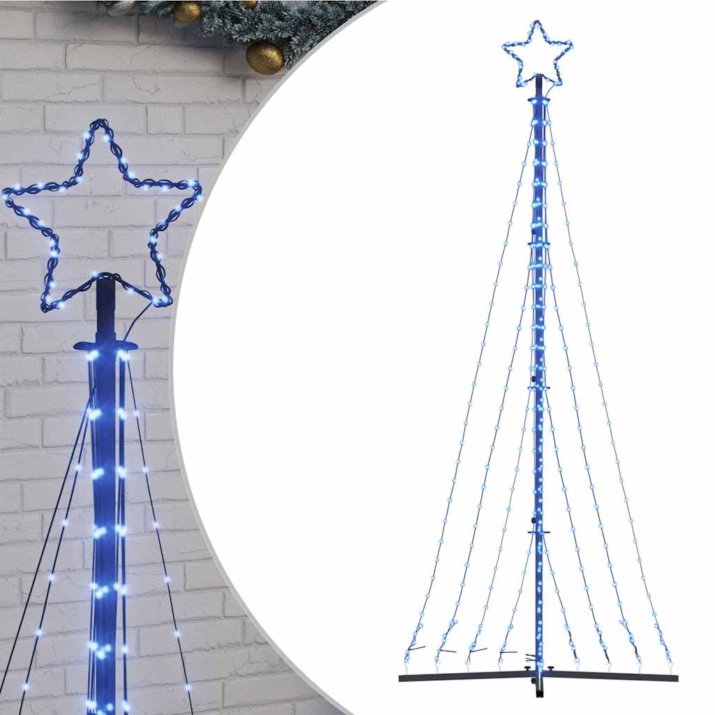 Vidaxl LED Weihnachtsbaum 447 LEDs 249 cm Blau