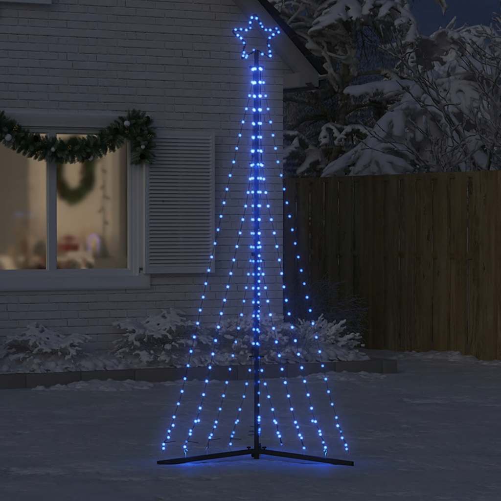 Vidaxl LED Weihnachtsbaum 447 LEDs 249 cm Blau