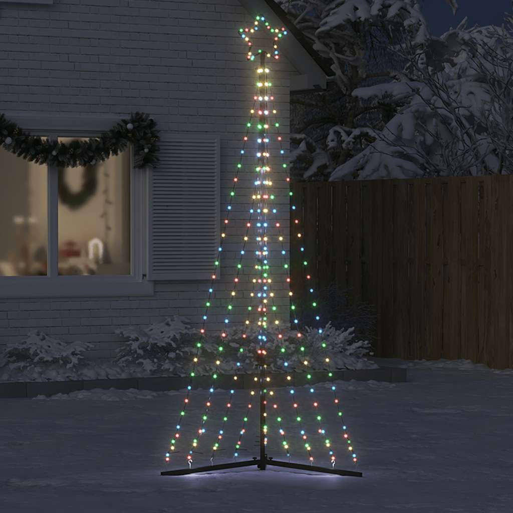 Vidaxl LED Weihnachtsbaum 447 LEDs Bunt 249 cm