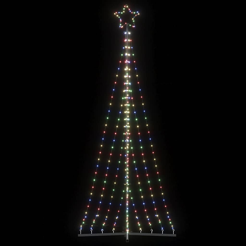 Vidaxl LED Weihnachtsbaum 447 LEDs Bunt 249 cm