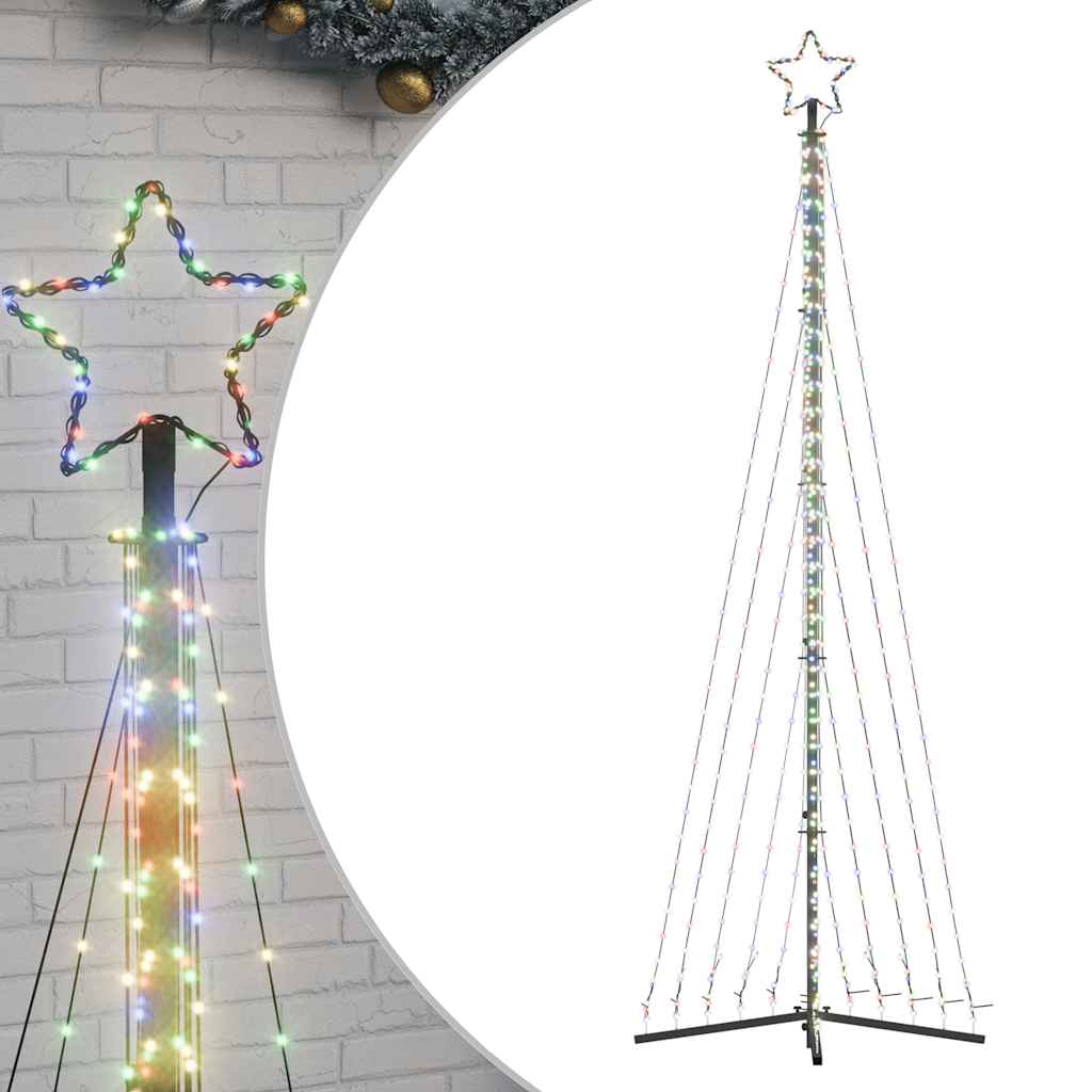 Vidaxl LED Weihnachtsbaum 495 LEDs Bunt 300,5 cm