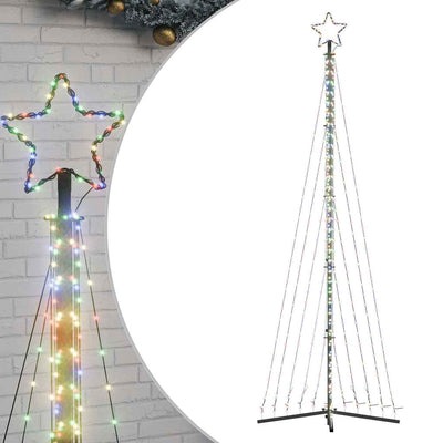 Vidaxl LED Weihnachtsbaum 495 LEDs Bunt 300,5 cm