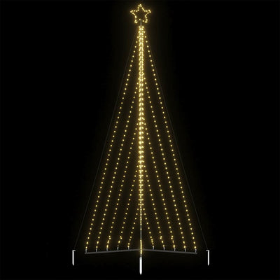 Vidaxl LED Weihnachtsbaum 570 LEDs warmes Weiß 399 cm