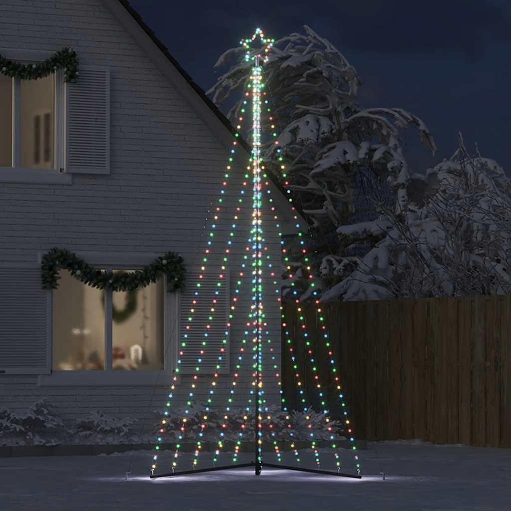 VIDAXL LED Weihnachtsbaum 570 LEDs Bunt 399 cm