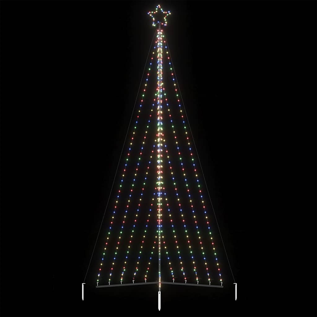 VIDAXL LED Weihnachtsbaum 570 LEDs Bunt 399 cm