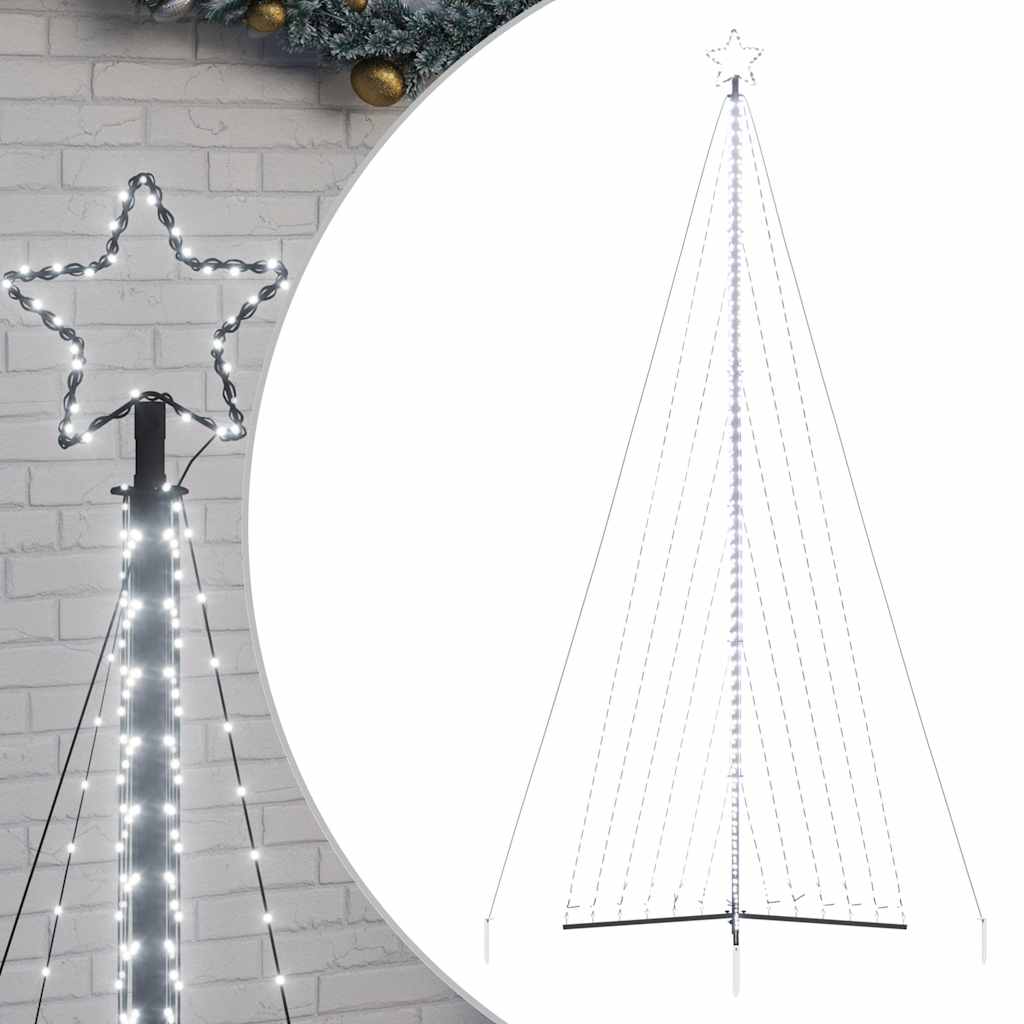 VIDAXL LED Weihnachtsbaum 789 LEDs kalt Weiß 476 cm