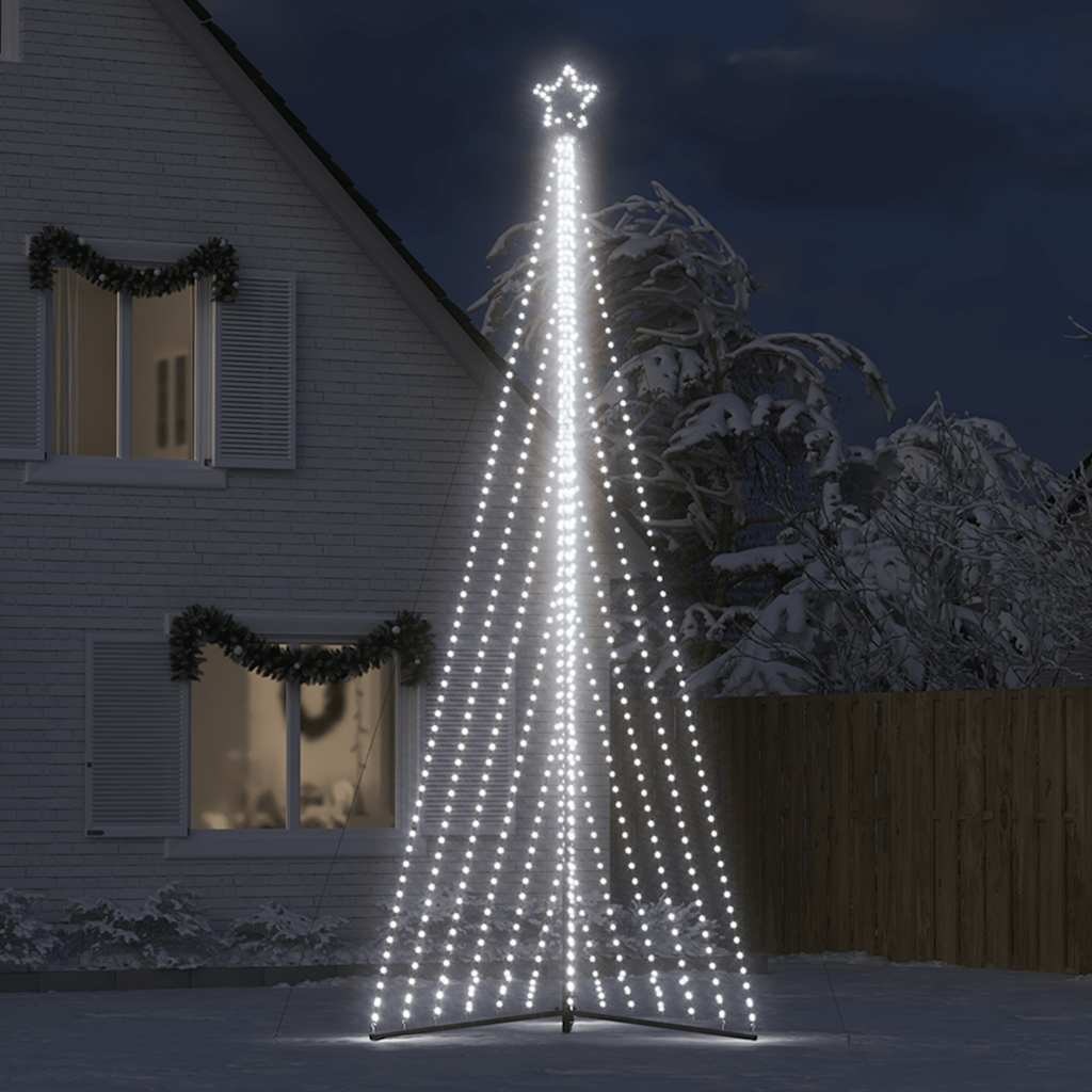 VIDAXL LED Weihnachtsbaum 789 LEDs kalt Weiß 476 cm