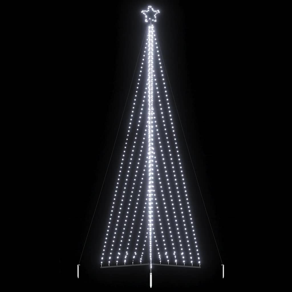 VIDAXL LED Weihnachtsbaum 789 LEDs kalt Weiß 476 cm