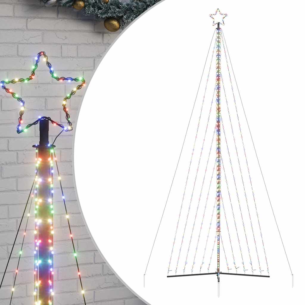 Vidaxl LED Weihnachtsbaum 789 LEDs Bunt 476 cm