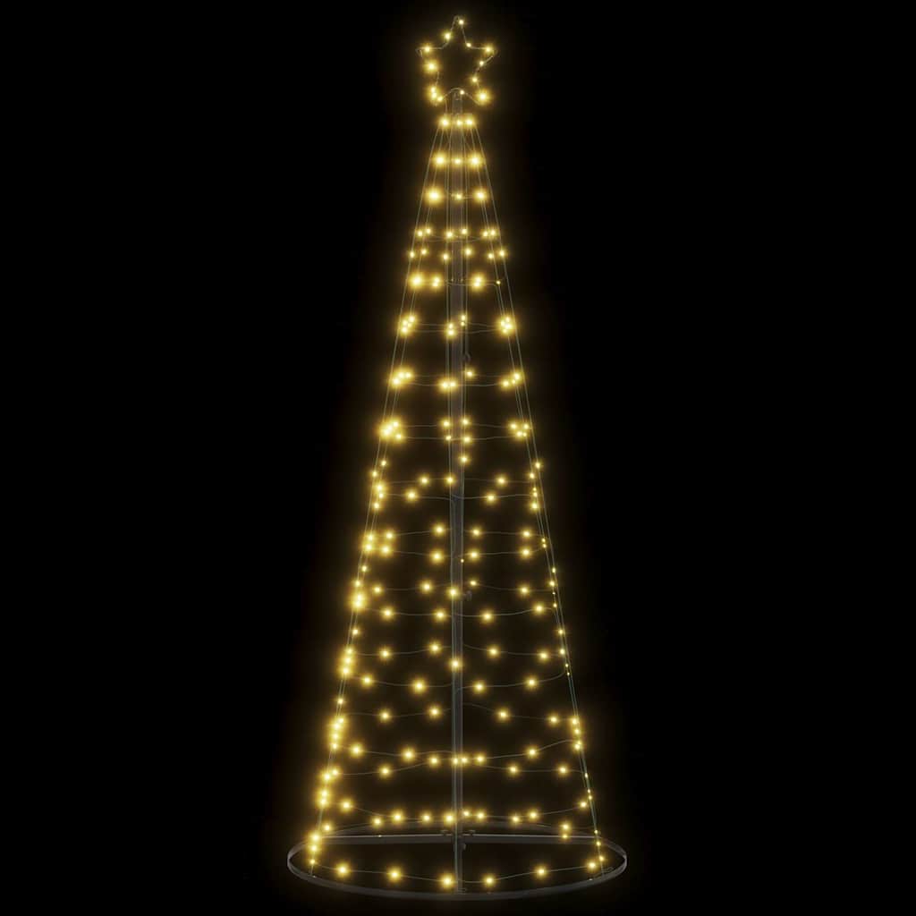Vidaxxl LED-Weihnachtsbaum 200 LEDs warmweiß 180 cm