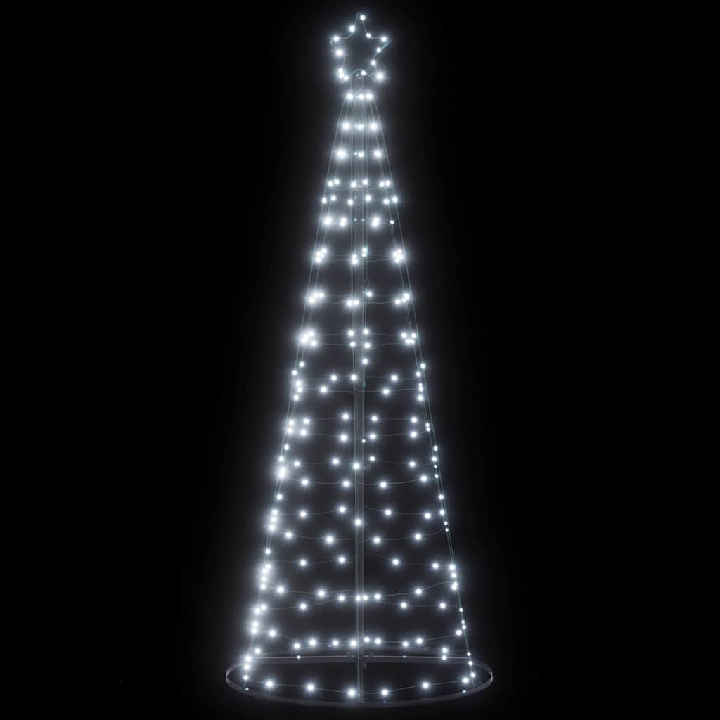 VIDAXL LED Weihnachtsbaum 200 LEDs kalt weiß 182 cm