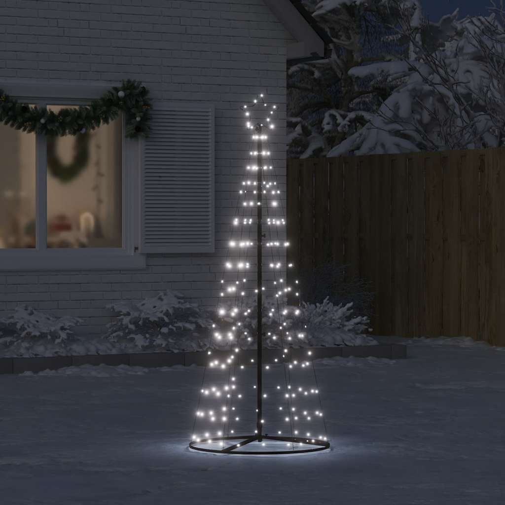 VIDAXL LED Weihnachtsbaum 200 LEDs kalt weiß 182 cm