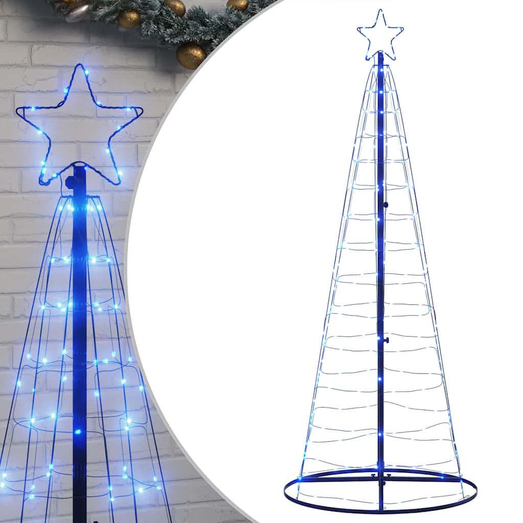 Vidaxl LED Weihnachtsbaum 200 LEDs 182 cm blau