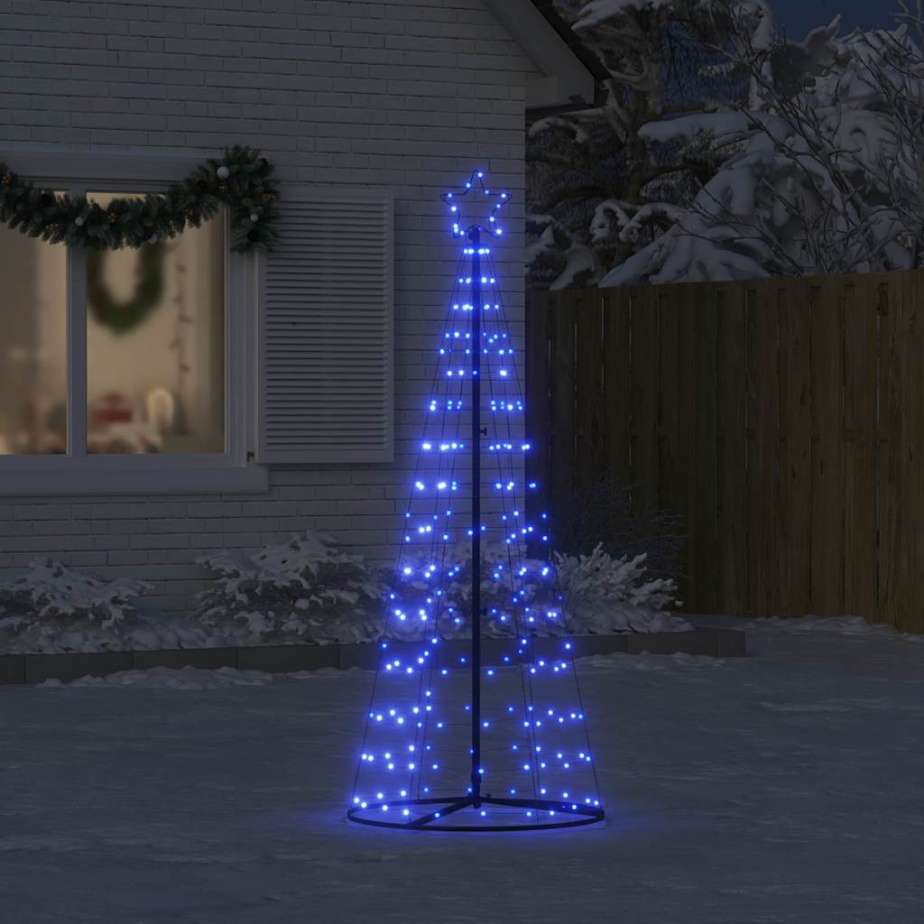 Vidaxl LED Weihnachtsbaum 200 LEDs 182 cm blau