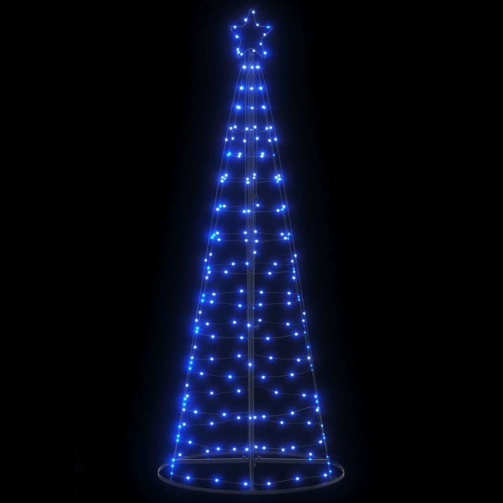 Vidaxl LED Weihnachtsbaum 200 LEDs 182 cm blau