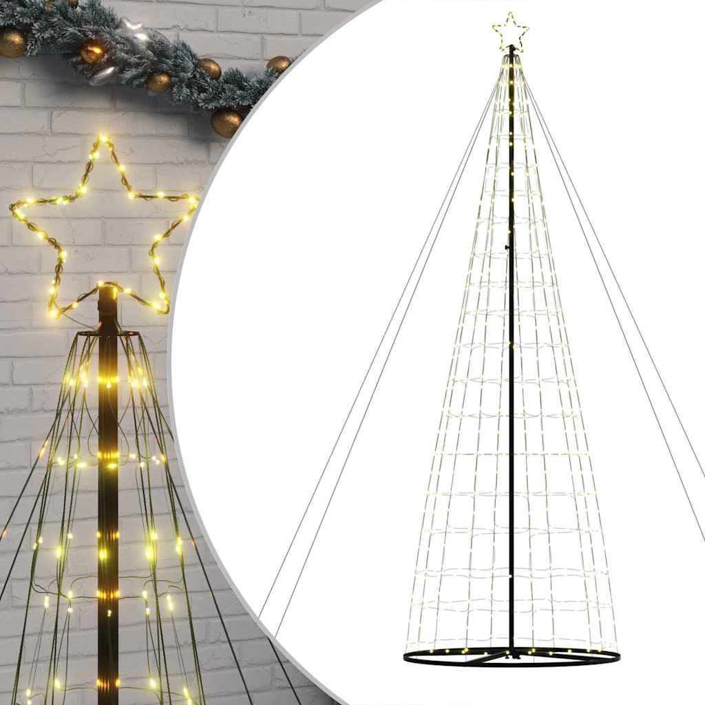 VIDAXL LED Weihnachtsbaum 1534 LEDs warmes Weiß 503 cm
